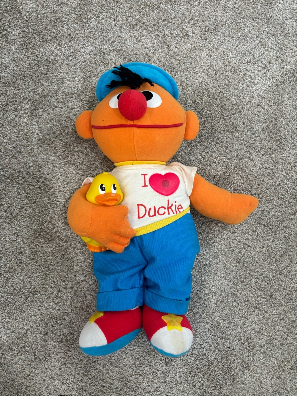Vintage Sesame Street Magic Lights Ernie 1997 Sesame Street stuffed animal